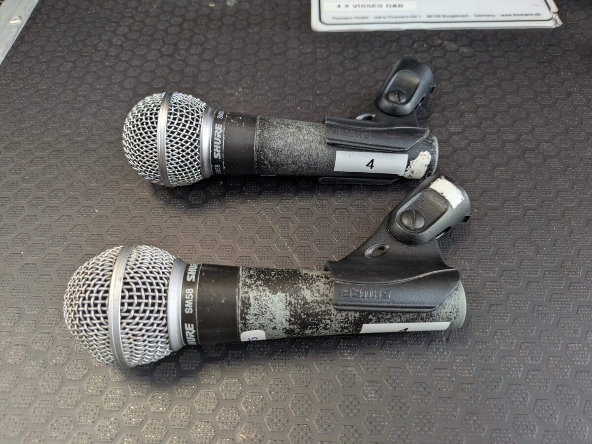 Set de 2 Shure SM58 - set4