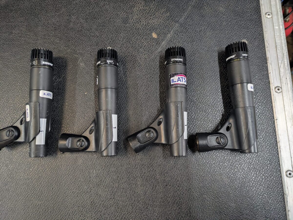 Set de 4 Shure SM57 - set1