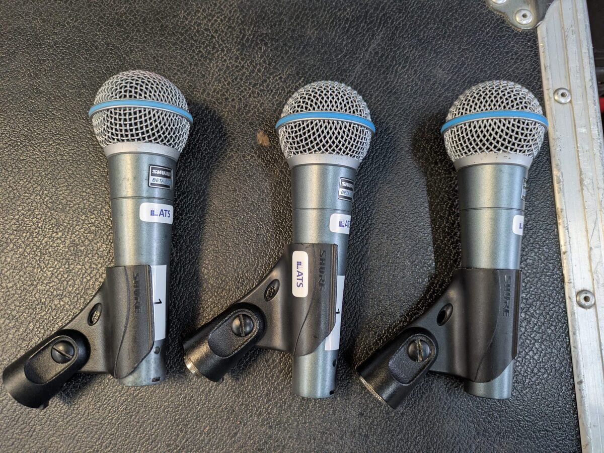 Set de 3 Shure Beta 58 A set1