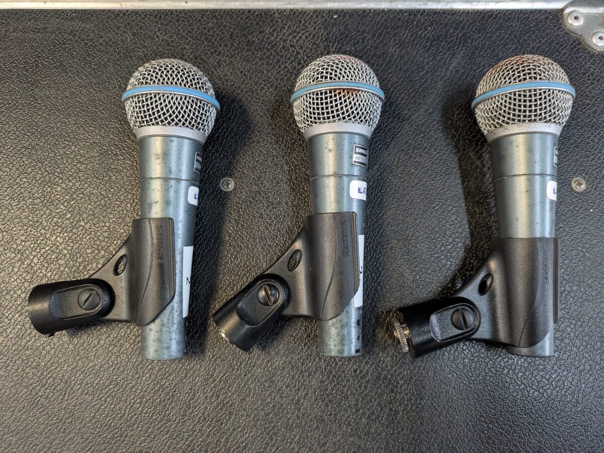 Set de 3 Shure Beta 58 A set2